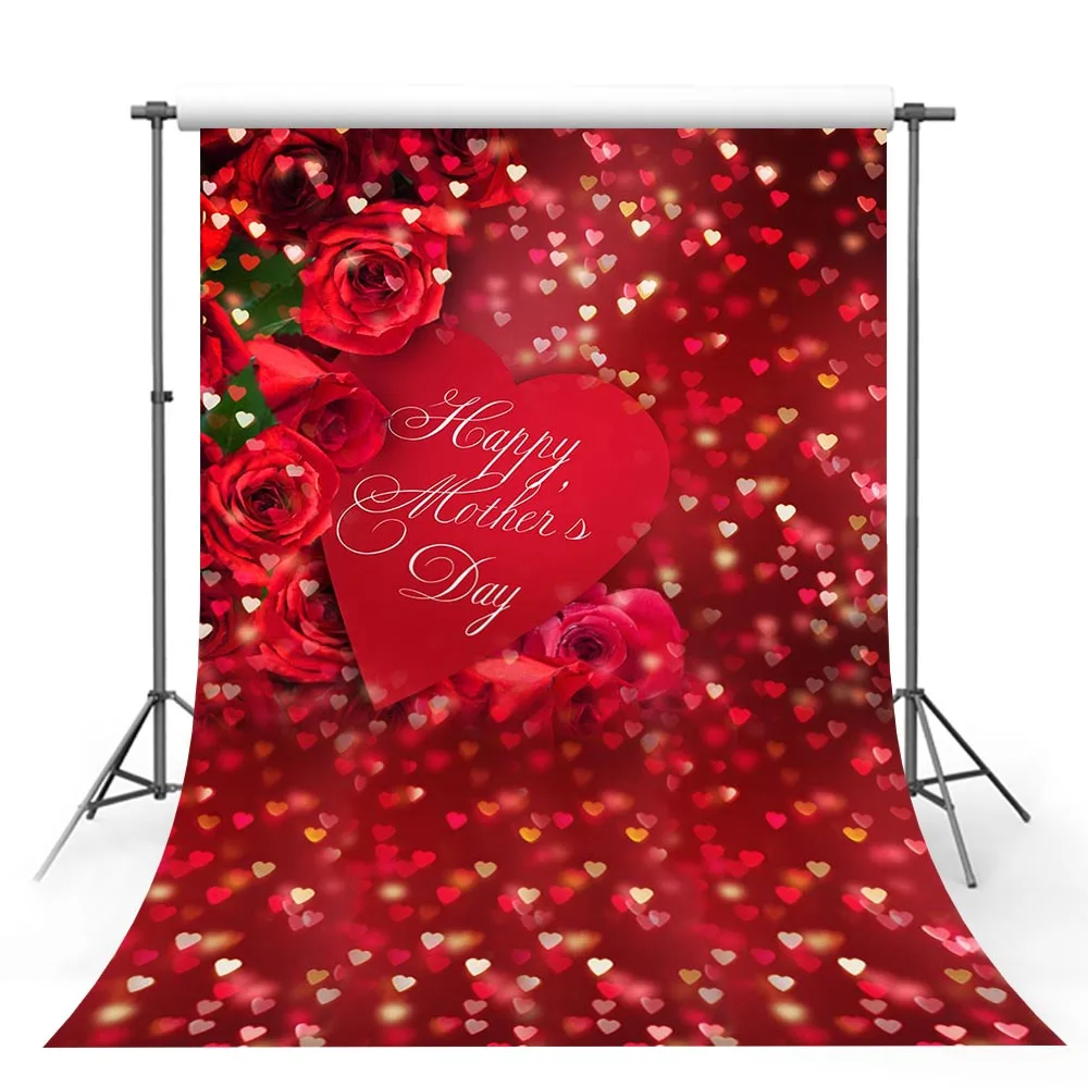 

MEHOFOTO Photography Backdrop Mother's Day Photo Background Bokeh Birthday Rose Backdrops For Photo Studio 077