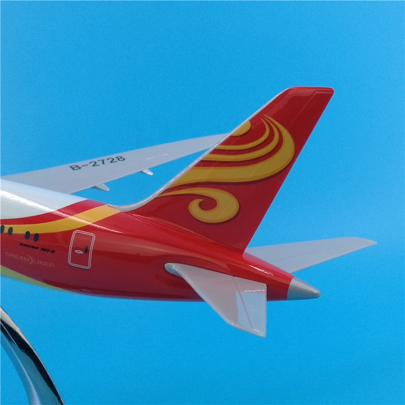 Модель самолета воздуховода B787 43 см модель Боинг 787 авиакомпании Hainan| |