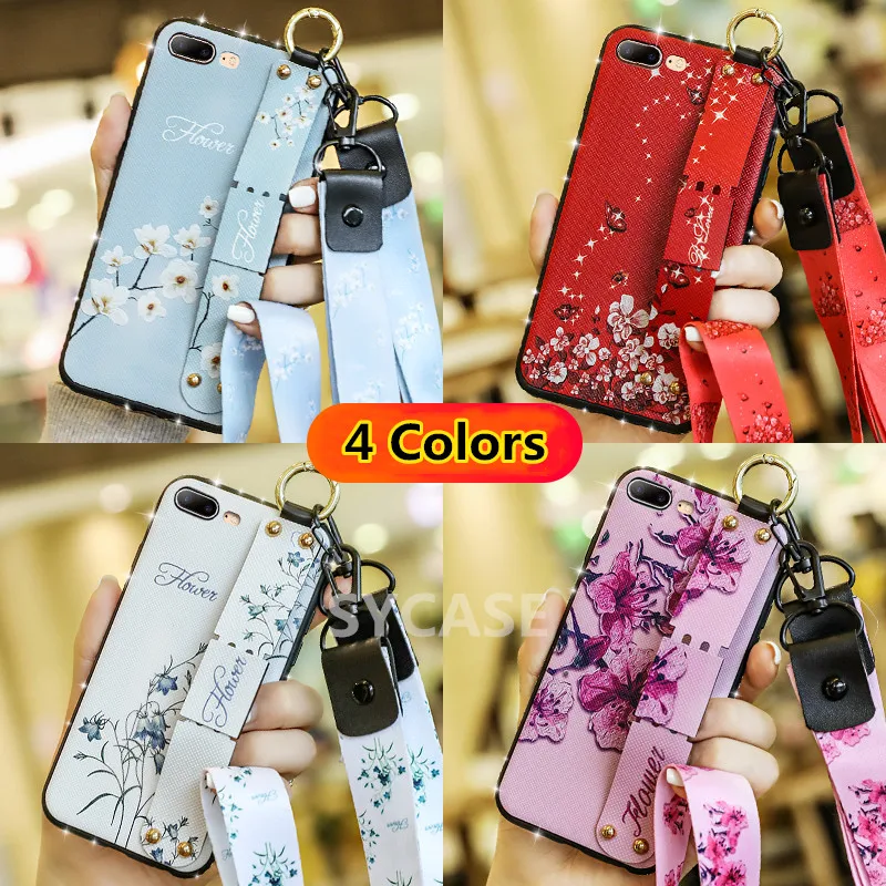 Sycase в ретро стиле наручный браслет с цветами ч для BBK VIVO V11 V11Pro V11i Z1 я Z3i чехол из ТПУ