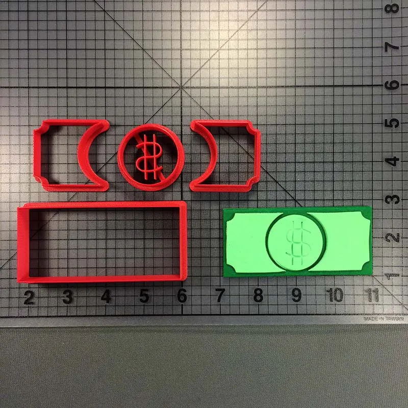 Dollar Coin Cookie Cutter Biscuits Tools Cake Baking Mould Custom 3D printed Decorating cortador de fondant | Дом и сад