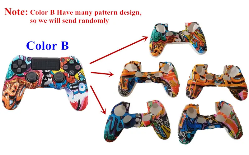 1 шт против скольжения силиконовая крышка кожи для sony Play Station Dualshock 4 PS4 Pro Slim контроллер беспроводной игровые аксессуары