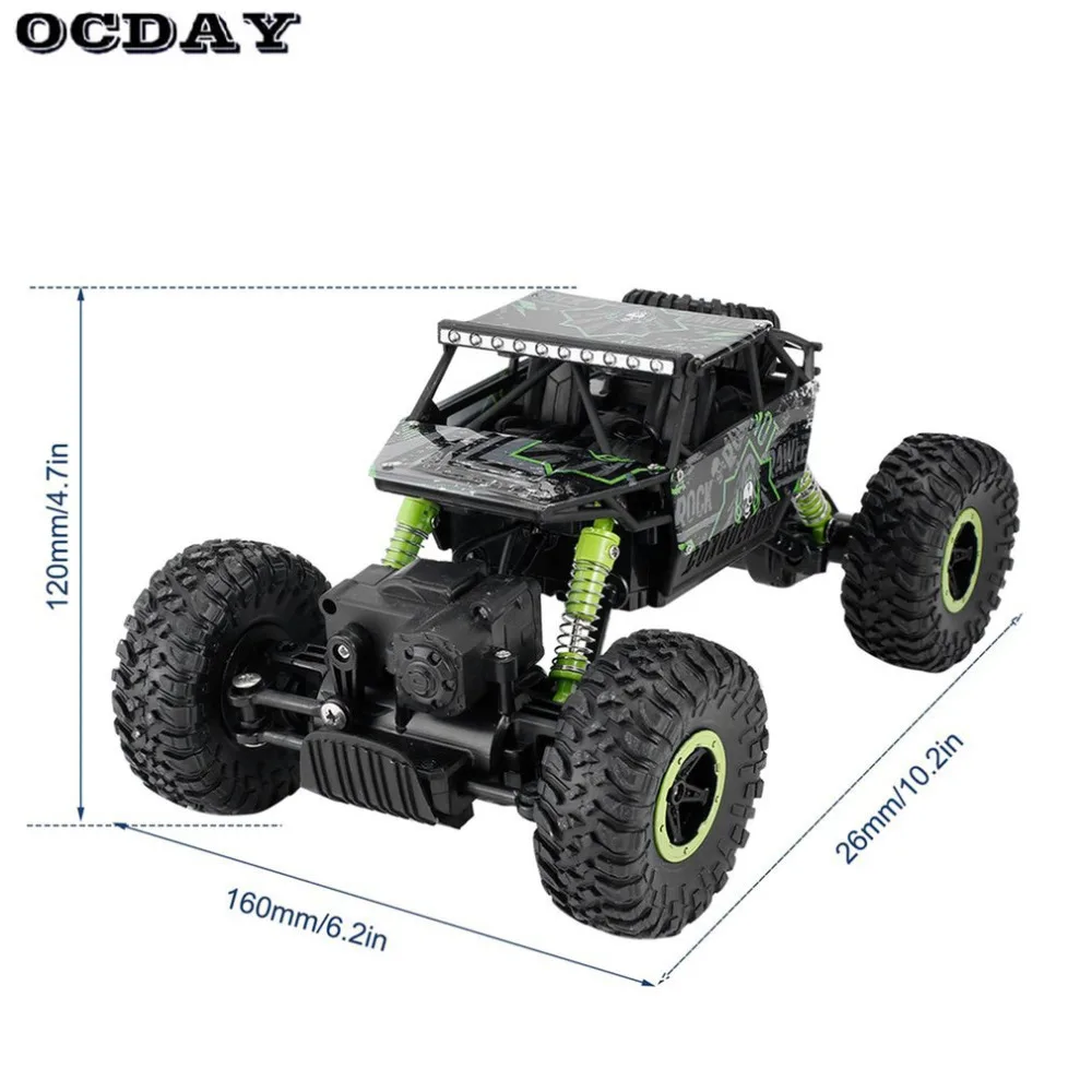 OCDAY 2 4 GHz RC автомобиль 4WD Рок Гусеничный раллийный альпинистский 4x4 двухмоторный