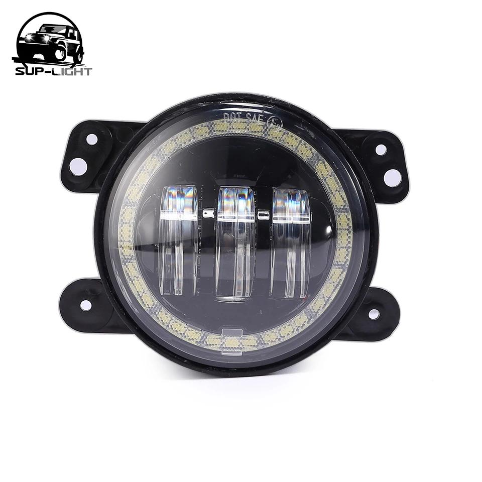 Одна пара 4 дюйма круглые светодиодные противотуманные фары вспомогательная