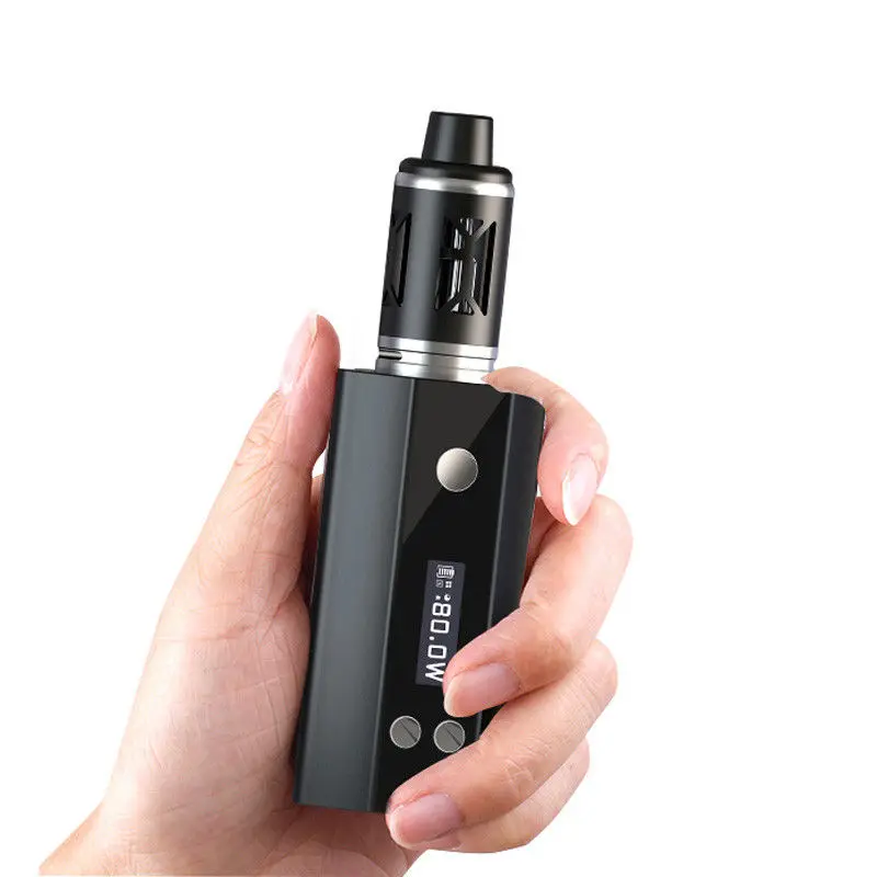 80 Вт Vape поле Mod кальян вейпер с 2600 мАч батарея электронная сигарета комплект для 2