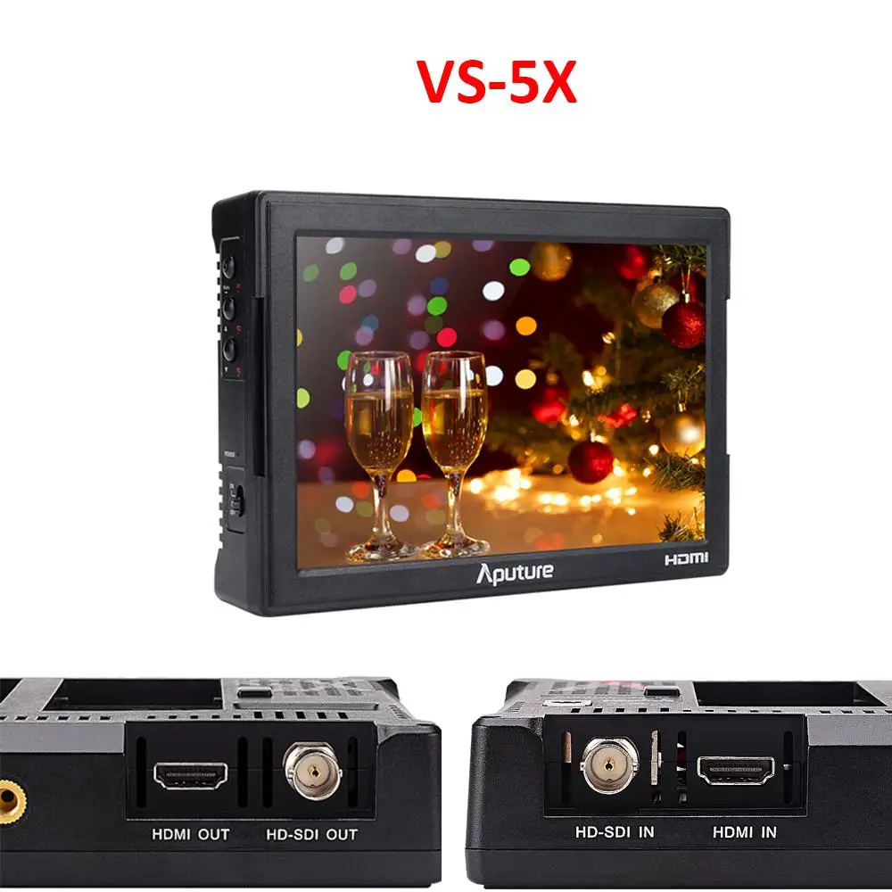 VS 5X профессиональный монитор SDI HDMI вход и выход формы волны вектороскоп с timecode