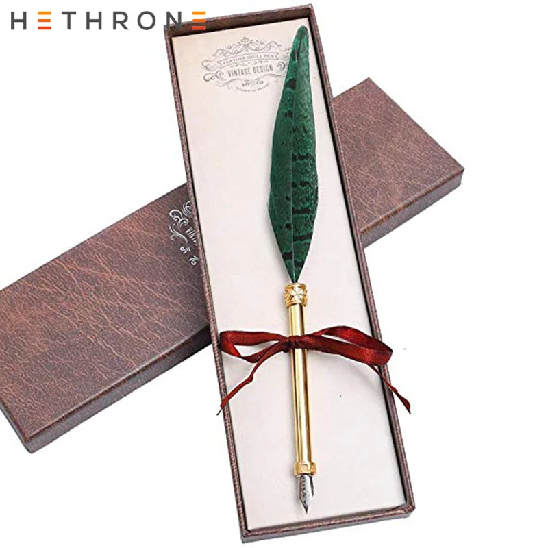 Hethrone 1 шт. английская каллиграф перьевая ручка винтажная перо Подарочная