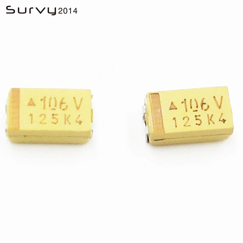 Танталовый конденсатор SMD C 6032 BBC 10 шт. мкФ 35 в C6032 Тип | Электронные компоненты и