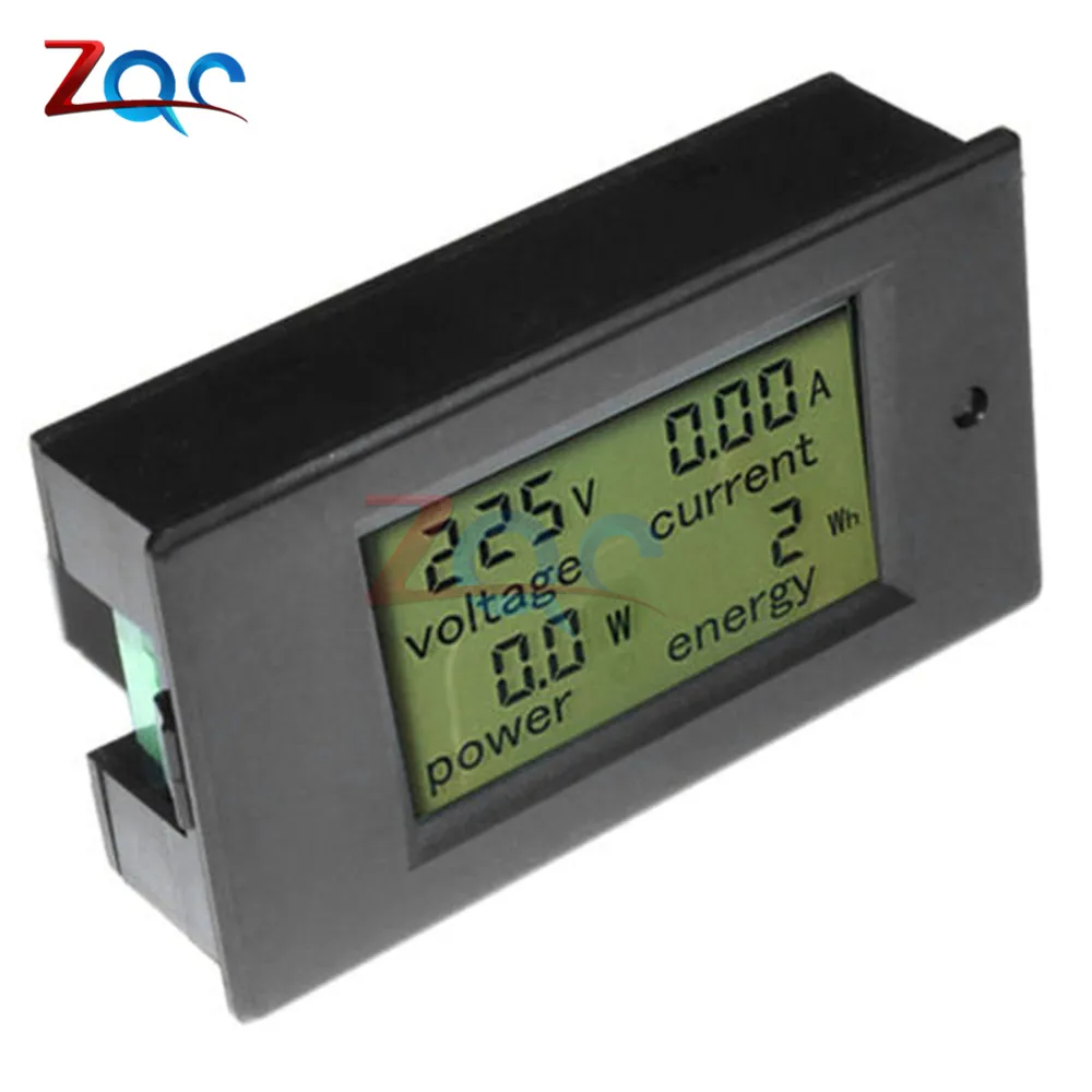 DC 6 5 100 в 0 50A цифровой ЖК дисплей Вольтметр Амперметр Wattmeter измеритель мощности с