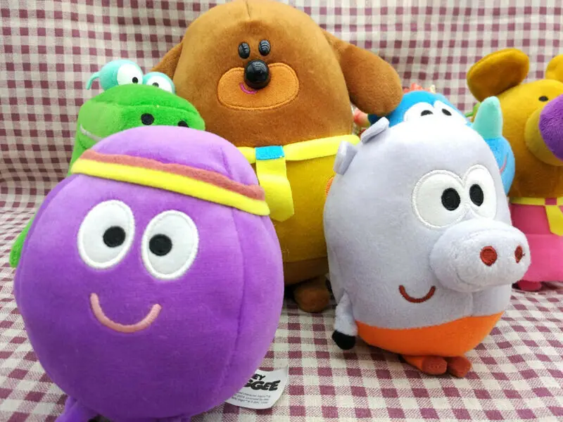 Набор из 3 х Эй Duggee Гав рулет Happy мягкая плюшевая игрушка подарок
