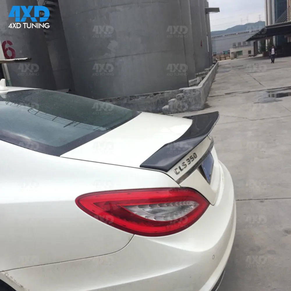 CLS карбоновый спойлер R Стиль для Mercedes Benz W218 CLS63 260 320 AMG заднего багажника крыла 2011