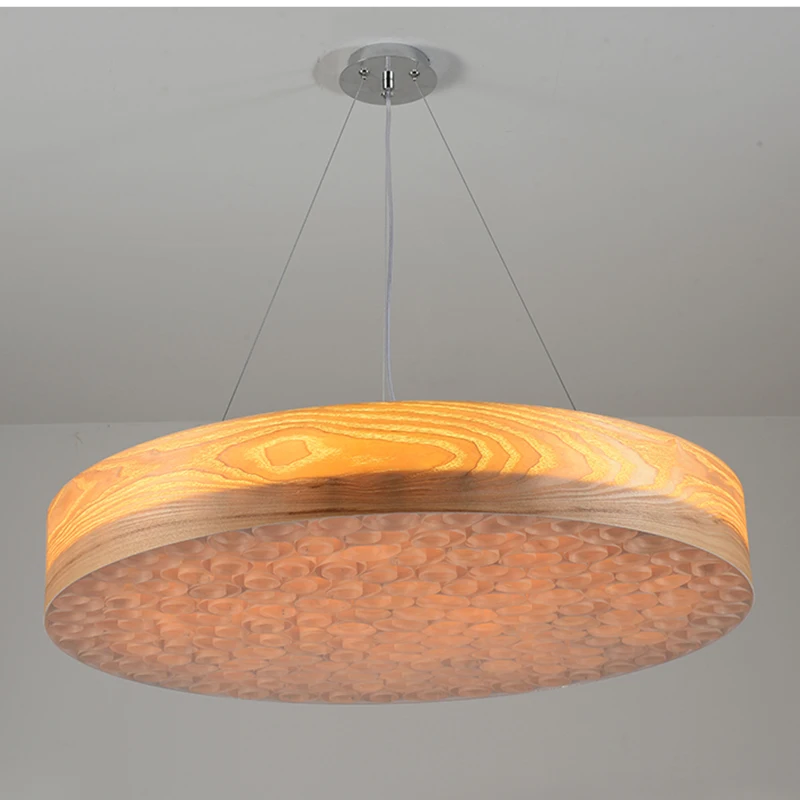 

LED Pendant Lamps Handmade Bamboo Weaving lamp Round wood pendant light Restaurant Hanging Lamps Coffee Bar home lighting PA0272
