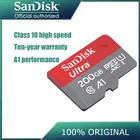 Оригинальный Sandisk class10 de карты micro sd карты памяти 16 Гб оперативной памяти, 32 Гб встроенной памяти, 64 ГБ 128 100 МБс. карты памяти мобильный телефон слот для карт памяти