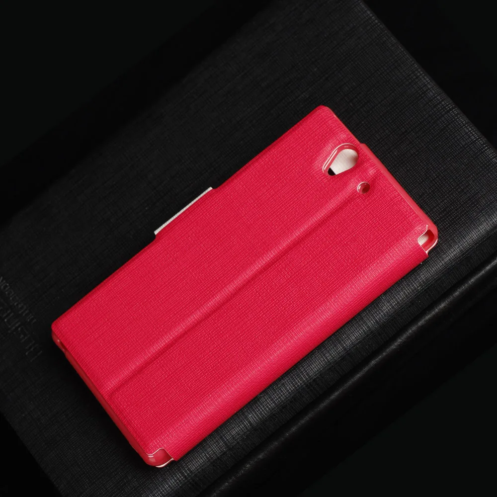 Чехол-книжка из искусственной кожи для Sony Xperia Z 5 0 дюйма C6603 L36H C6602 | Мобильные