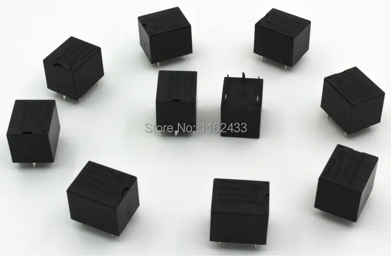 10 шт./лот 5pin DC 12 В реле для печатной платы T73 SPDT в пост. Тока электромагнитное