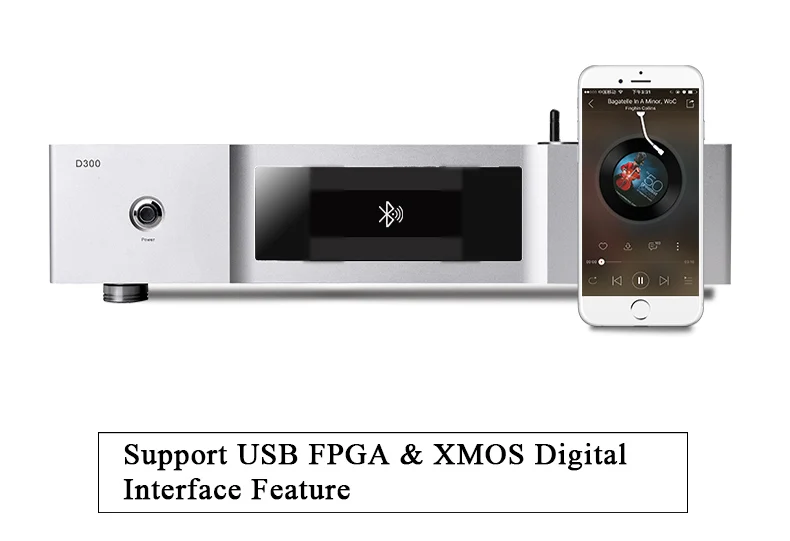 Soundaware D300 Профессиональная сеть PCM& DSD цифровой транспорт полное обновление D100 Pro Femto Hifi музыкальный плеер