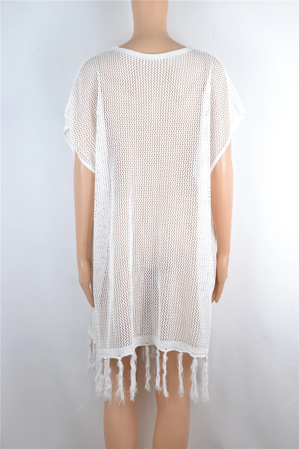 Fitshinling богемное летнее платье с бахромой купальники прозрачные сексуальные