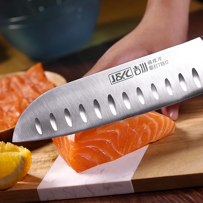 Findking высококлассный кухонный нож для нарезки 440c качество японский 7,5 ''дюймовый измельчитель мороженого мяса ножи лосося Нож филейный