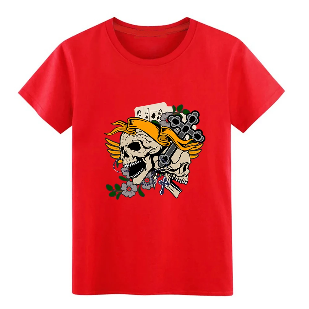 Men's Old School Tattoo t shirt designer 100% cotton S-XXXL Normal Interesting fashion Spring Autumn Outfit | Мужская одежда