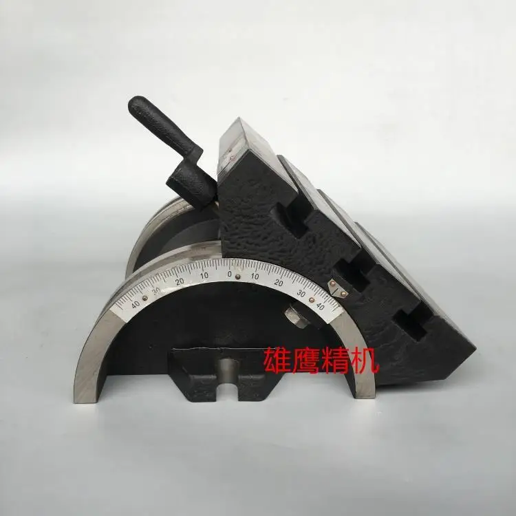 0-45 degree adjustable milling machine table / tiltable angle plate 15inch heavy duty platform precision | Инструменты