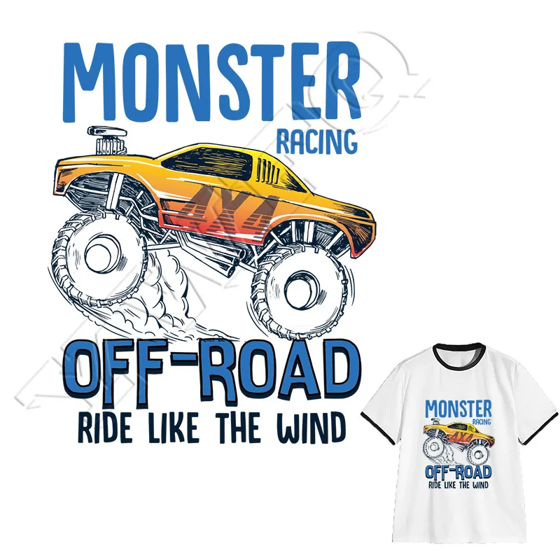 Мультяшные автомобили нашивки сделай сам наклейки на одежду термоклейкие патчи