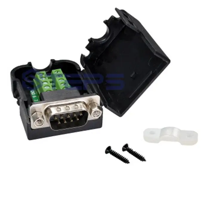 5 шт./лот DB9 папа 9 контактов нет необходимости в сварке COM Адаптерная пластина RS232