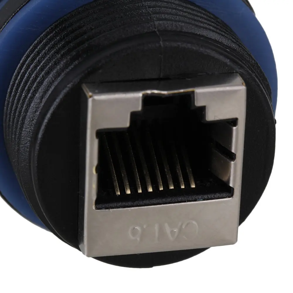 5 шт. IP68 Защита RJ45 M25 AP водонепроницаемый разъем двухсторонний 6FU 8 Pin/Core с покрытием