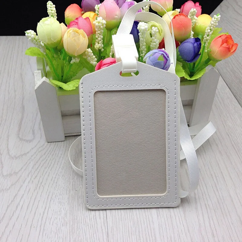 1 шт. держатели для кредитных карт женские и мужские PU банковских шеи автобуса