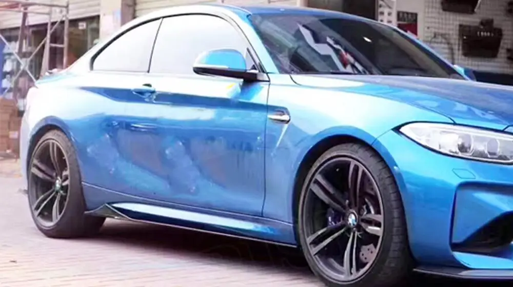 Комплект для защиты дверей из углеродного волокна защитные боковые юбки фартуки