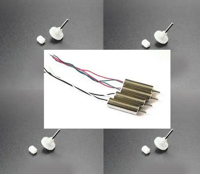 Квадрокоптер JY018 6 GW018 RC запасные части набор двигателя CW CCW с шестерней + 4 шт.