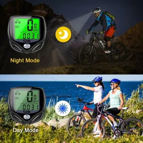 Беспроводной ЖК Дисплей велосипедный компьютер Speedo Одометр Водонепроницаемый