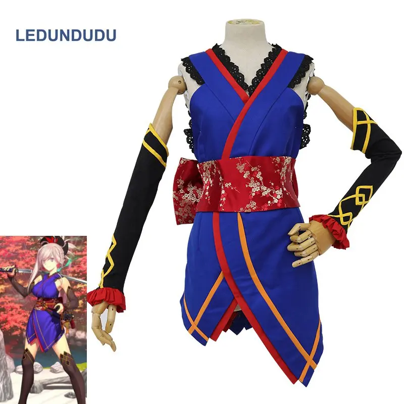 Игра FGO Fate Grand Order Miyamoto Musashi маскарадные костюмы Saber для женщин нарядный наряд