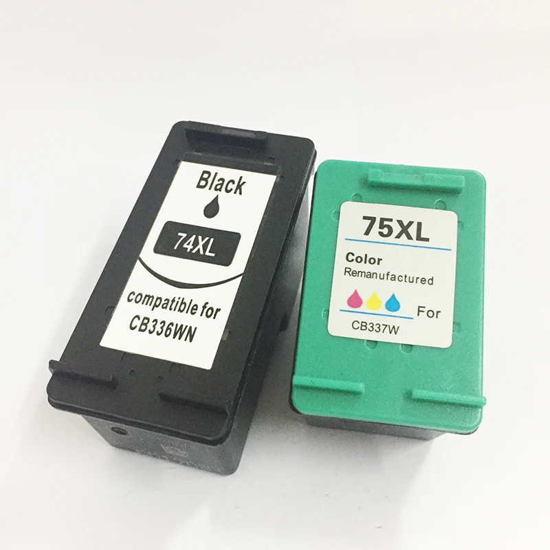 Einkshop 74 75 xl сменный чернильный картридж для HP 74xl 75xl Photosmart C4200 C4280 C4345 C4380 Officejet J5780 J6480 |