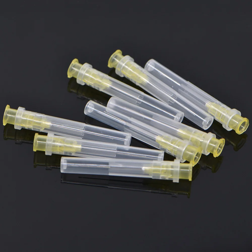 10 шт./пакет Dental Endo ирригационная игла с закрытым концом и полуразрезом Эндо шприц