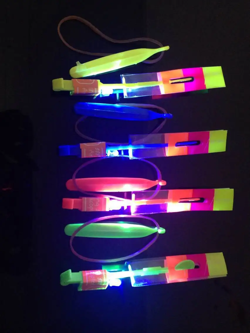 (300 шт./лот) Рождественский светодиодный с двойной вспышкой коптер светодиодная