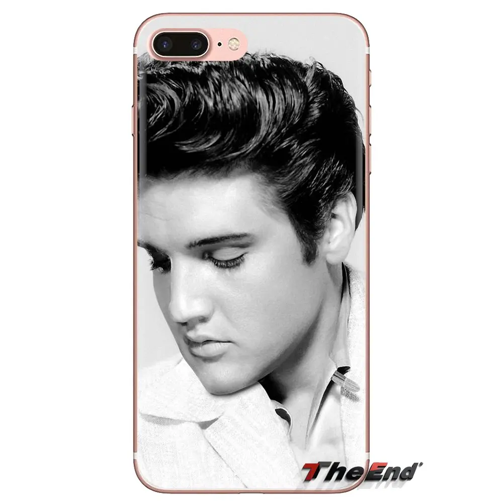 Soft Transparent Case Cover popular Musician Elvis presley For iPod Touch Apple iPhone 4 4S 5 5S SE 5C 6 6S 7 8 X XR XS Plus MAX |