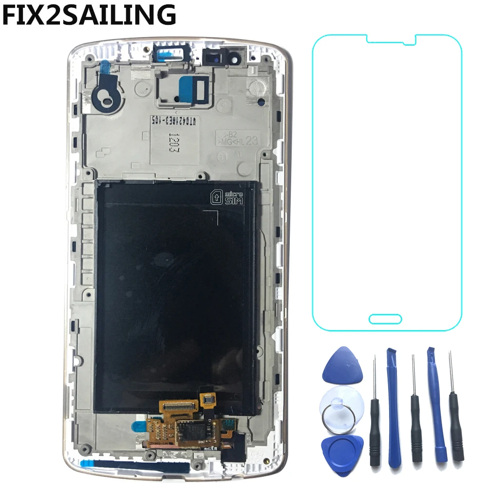 Полный ЖК дисплей для LG G3 D850 D851 D855 D858 100% тестирование рабочий дигитайзер