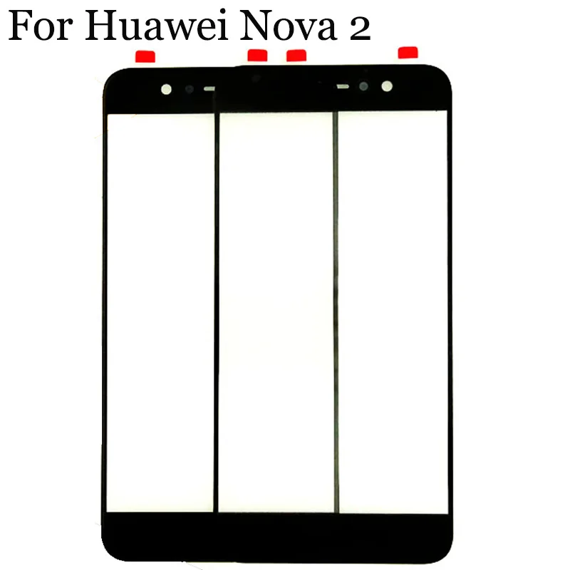 2 шт. A + качество для Huawei Nova Сенсорный экран дигитайзер Nova2 сенсорный стеклянная