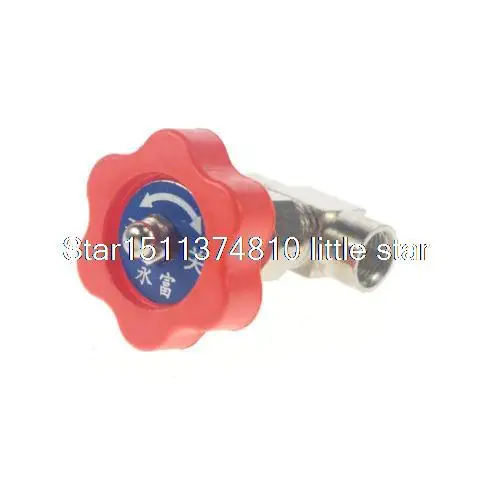 Латунь с никелевым покрытием 1/8 дюйма резьба BSPP игольчатый клапан воздушная