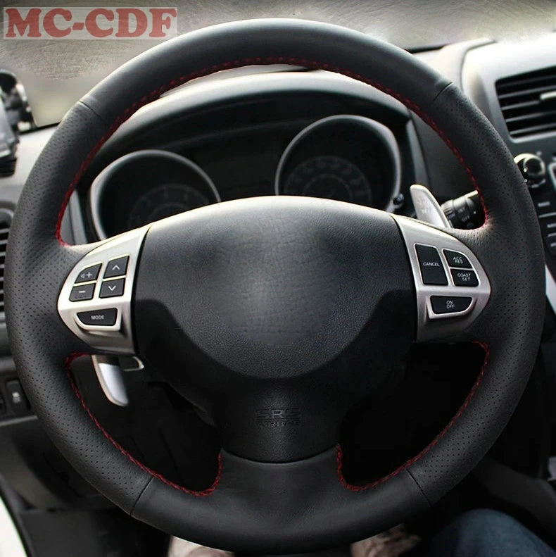 Тюнинг автомобиля искусственная кожа черная замша автомобильный чехол на руль