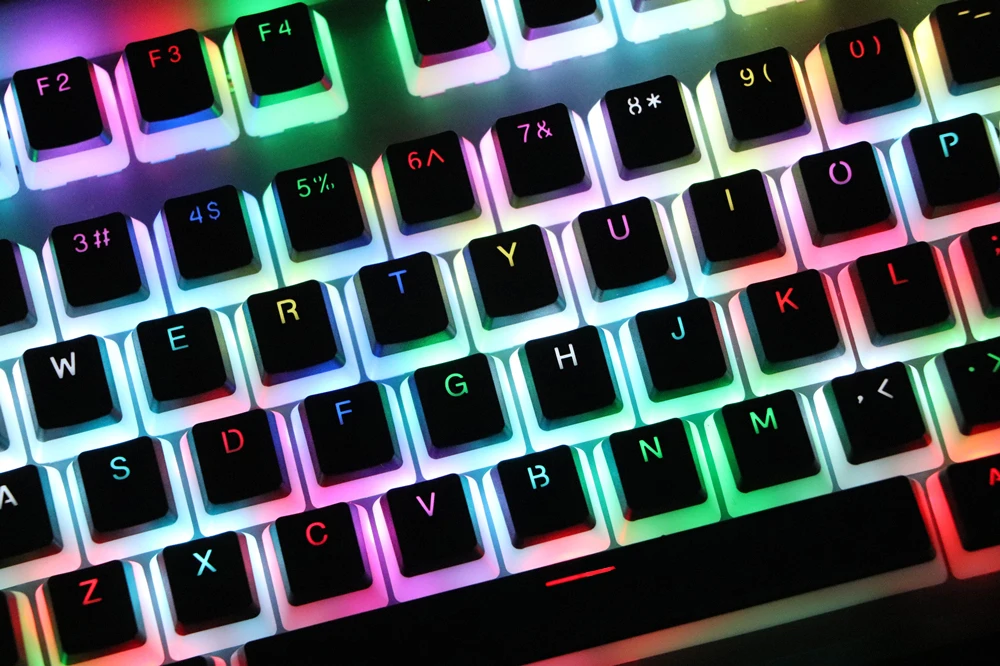 NPKC 300 клавишные клавиши PBT Double Shot Shine Through Keycaps ANSI ISO OEM Profile пудинг до 108 клавиш для