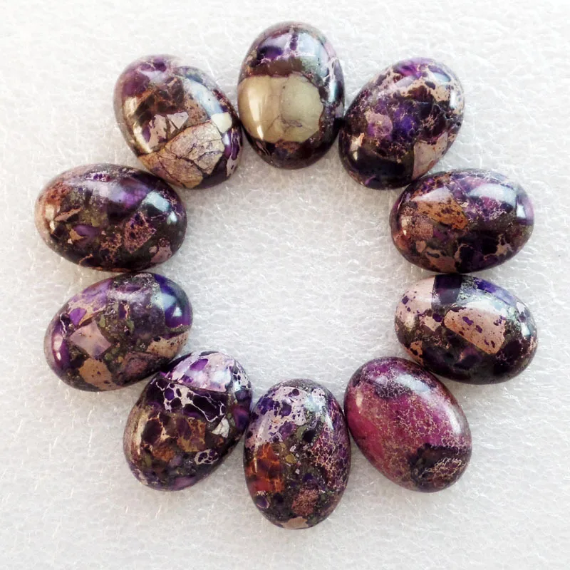 (10 шт./лот) оптовая продажа натуральных морских осадок Jaspers & Pyrite овальный кабошон