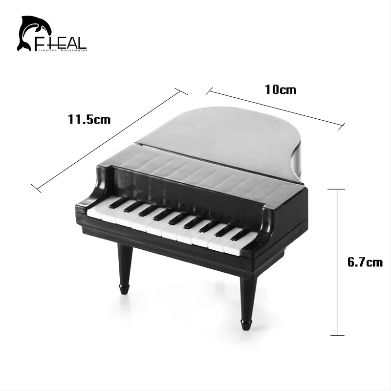FHEAL 10 шт./компл. Творческий пианино Моделирование плоды вилкой экологичный АБС
