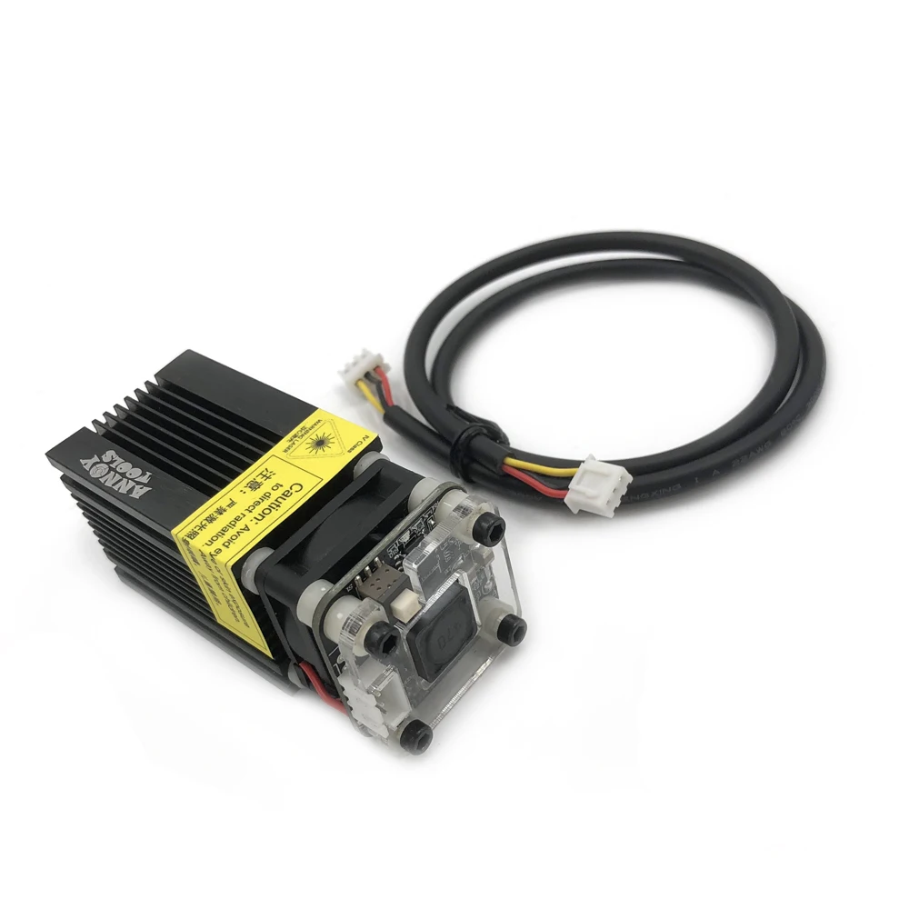 2500 мвт 445nm 12V Синий Фиолетовый гравировальный станок с ЧПУ, 2,5 w с ttl/ШИМ, может управлять мощности лазера и настроить фокус