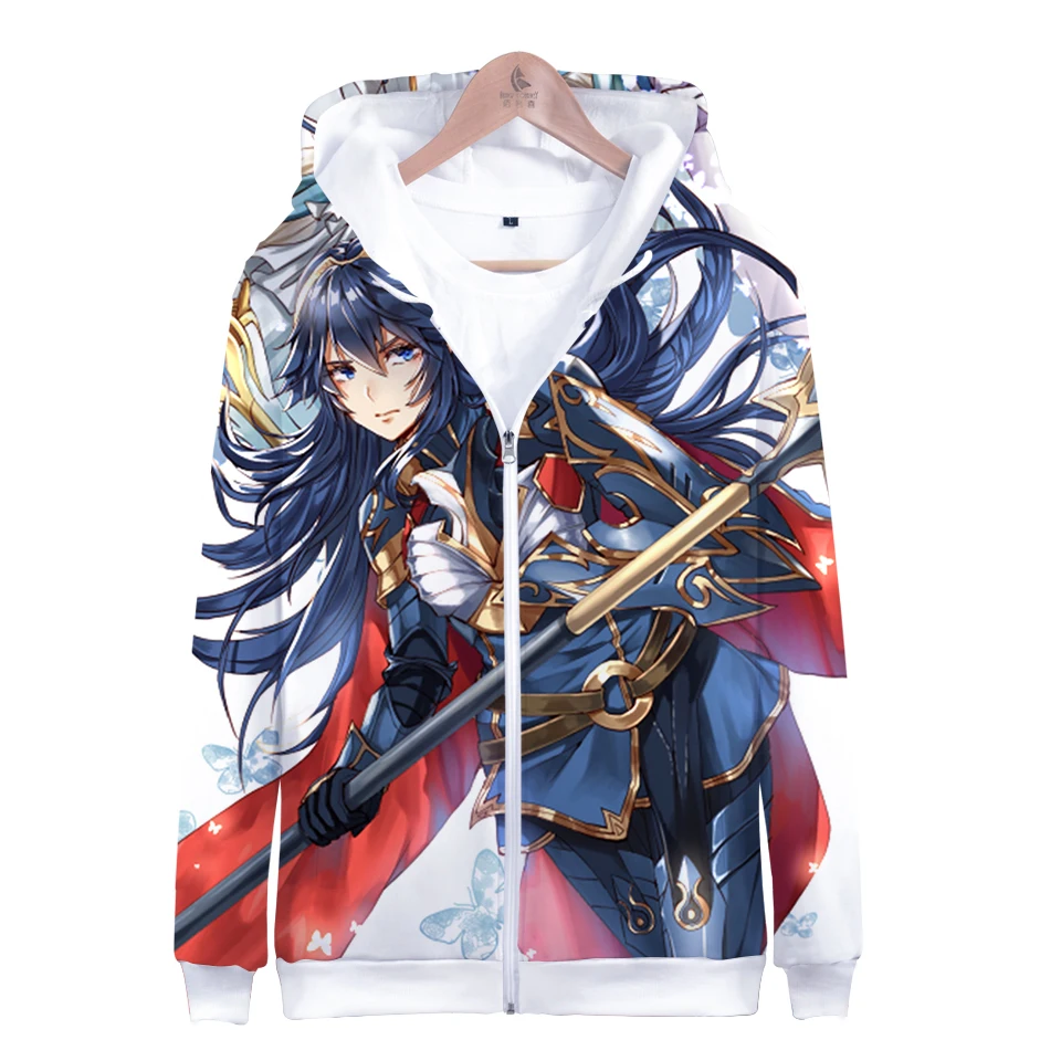 

3D LUCINA Zipper Hoodies Sweatshirt Comfotable Keep Warm Women/Men Outwear Casual Zipper Plus Size Sweaatshirt