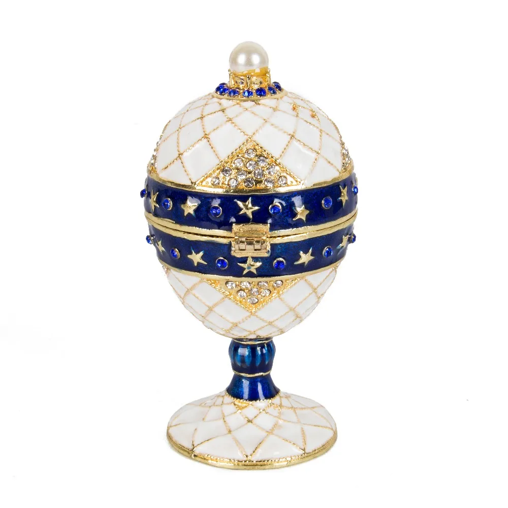 FABERGE Яйцо Металл Изысканный хороший фаберге яйцо для украшения дома|Статуэтки и