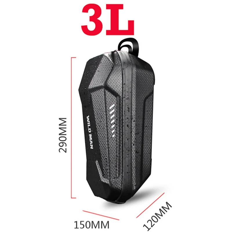 3L bag Самокат ручка оболочка Сумка Для Xiaomi Mijia M365 Pro электрический самокат Ninebot ES1 ES2 зарядное устройство для инструмента батарея бутылка сумка водонепроницаемый - Цвет: 3L bag