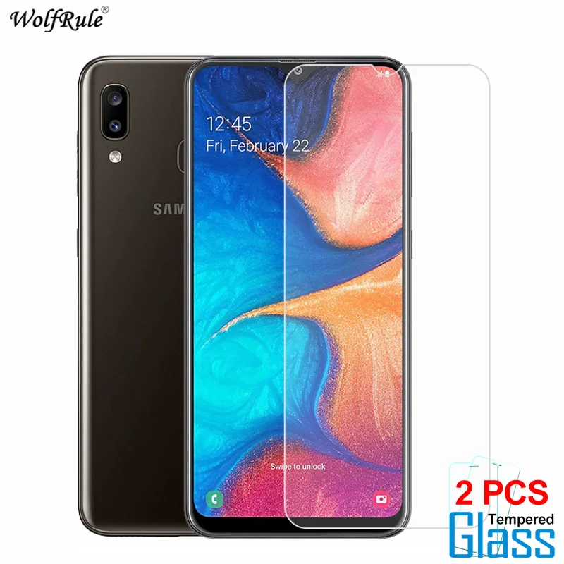 

2Pcs For Glass Samsung Galaxy A20 Screen Protector Tempered Glass For Samsung Galaxy A20 Glass For Samsung A20 Phone Film