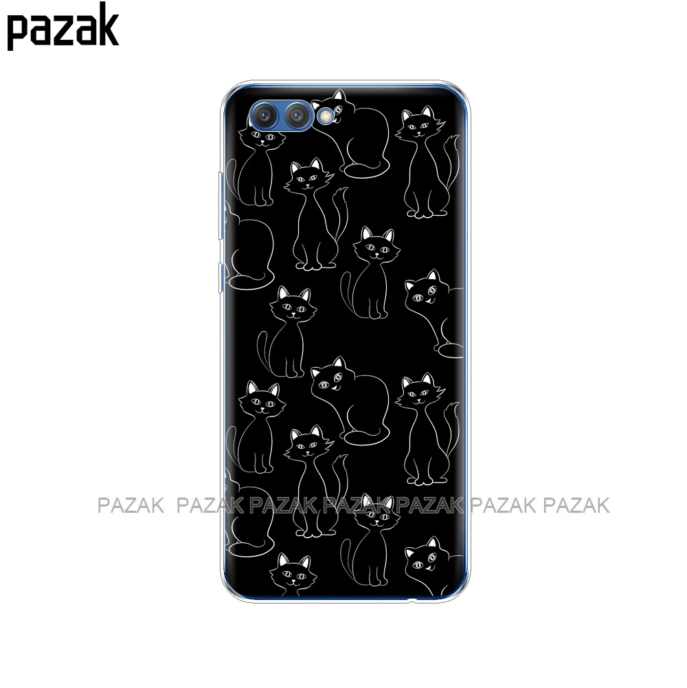 34420 Силиконовый чехол для телефона huawei honor 10 V10 view для huawei honor 9 8 lite 7x 6c pro Бампер etui Coque Мягкий ТПУ чехол s - Цвет: 34420