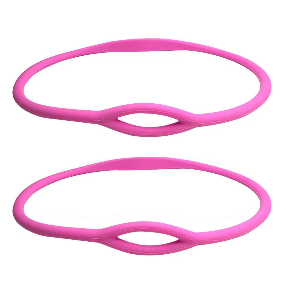 Pink 2PC 76 см Дайвинг силиконовый регулятор Ожерелье Держатель гибкий регулятор мундштука ожерелье кольцо осьминог держатель - Цвет: Pink 2PC