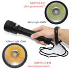 Фонарь для дайвинга XHP70, светодиодный, подводный, водонепроницаемый, 26650 лм